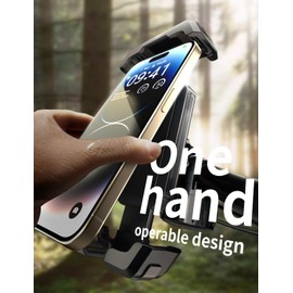 Marspeeder 4rd-Gen Bike Phone Holder, [Easy Install] Motorcycle Phone Mouut, Phone Holder for Bicycle, Electric Scooter Ebike Cell Handlebar Phone Mount, Bike Accessories for 4.7-7" Phone