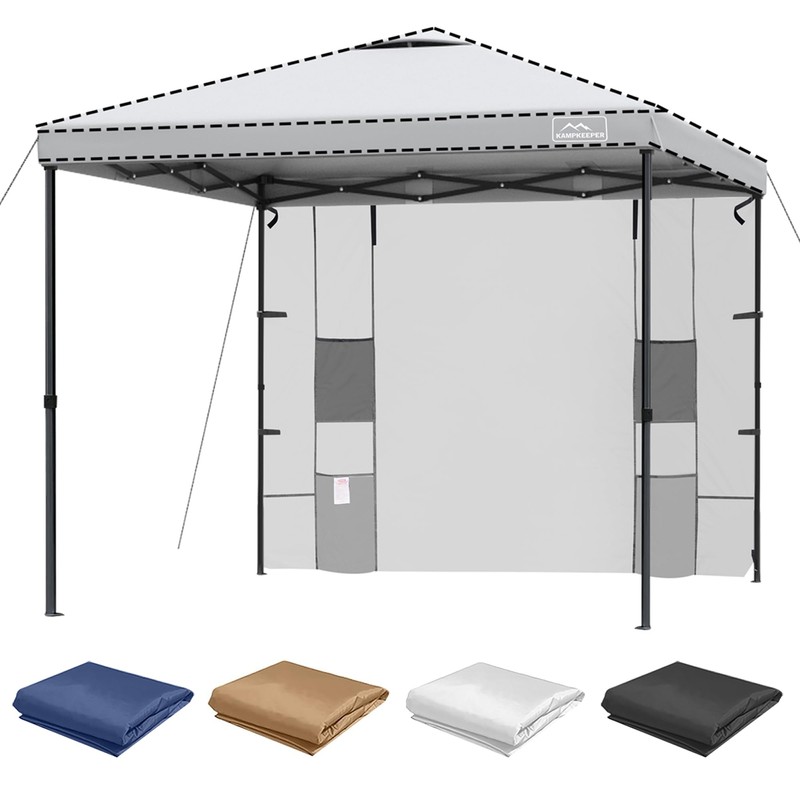 KAMPKEEPER Instant Canopy Sidewalls with 4 Pockets for Pop Up