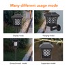 Solar Flame LED Lights Simulation Flickering Flame Grid Shape for