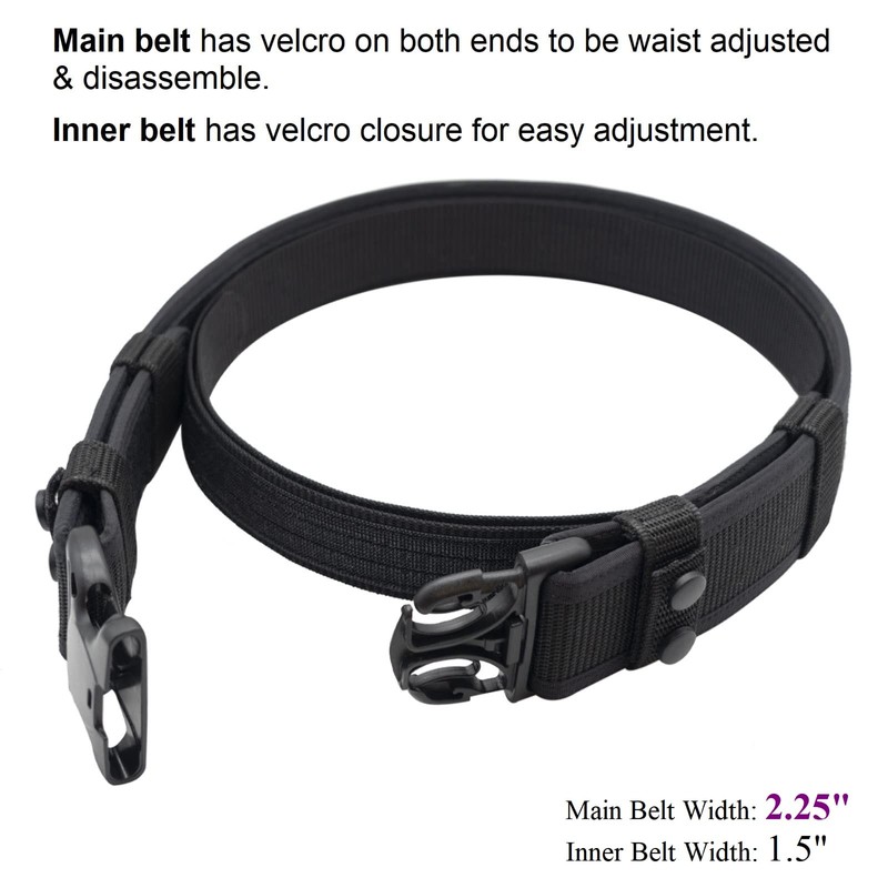Dotacty Duty Belt for Police Law Enforcement Security Correctional Officer