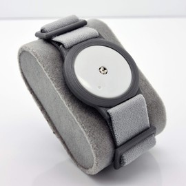 Premium Freestyle Libre 1/2 Sensor Armband Holder - Super Soft Elastic Fabric - Grey/Grey (30cm)