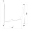 Bari Folding Hook 120 x 16 x 15 mm Polished