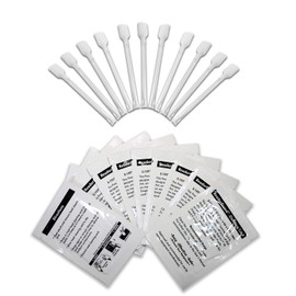 cleansky Kit de Limpieza para Lector de Tarjetas, Limpiador de terminales POS Swipe, Paquete de 10 Tarjetas de Limpieza CR80 y 10 hisopos de Limpieza IPA CK-105909-169