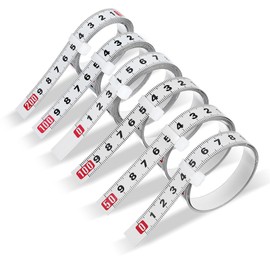 Grevosea 6 Pcs Adhesive Measuring Tape, 2 Sizes Peel and Stick Metric Tape Measure Sewing Ruler Tape for Workbench Woodworking Table Saw Drafting Table (39inch, 78inch)