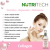 Suero facial de colágeno con polypeptidos y extractos botánicos para