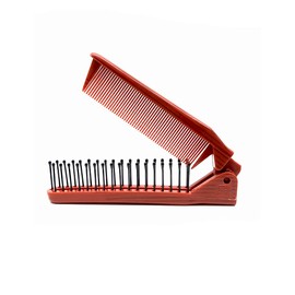 SUER O04 Women's Folding Hair Comb Double Hair Brush, Hair Care, Comb Plus Hairbar, For Men