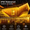 Solar Fairy Lights Outdoor, 5 m Waterproof Curtain Lights, 8