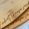 That's What Cheese Said Bamboo Cutting Board (11"x14")
