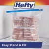 Hefty Calendar Slider Gallon Freezer Bags, 1 Gallon Size Slider