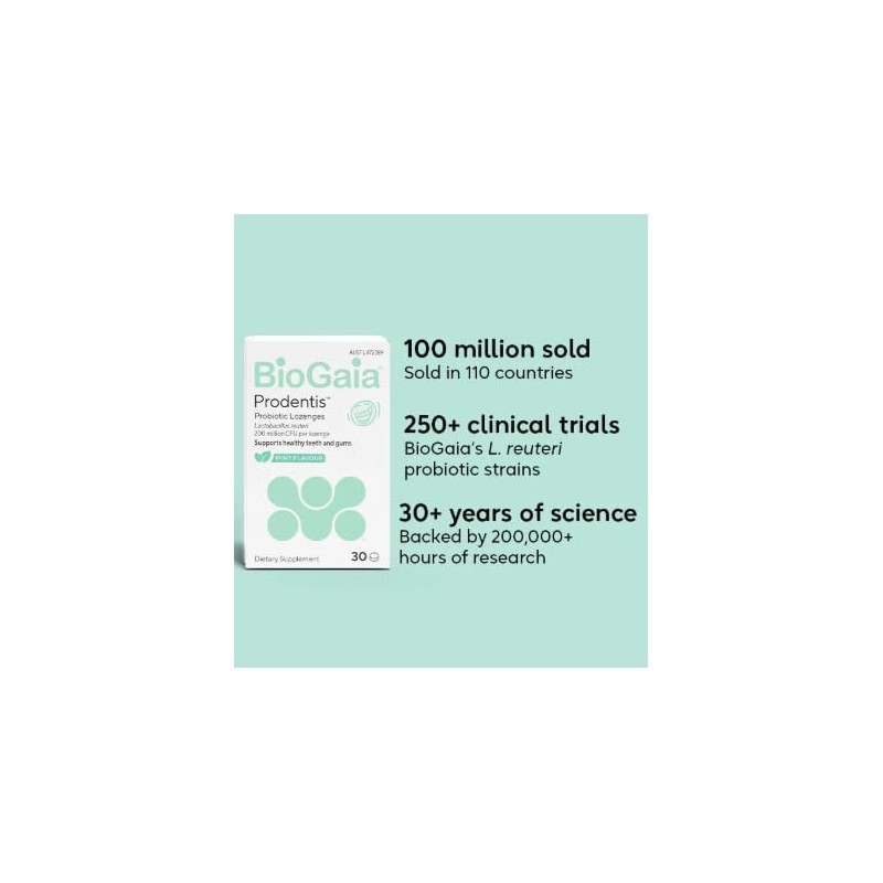 BioGaia Prodentis lozenges Mint Flavour 30 Pk