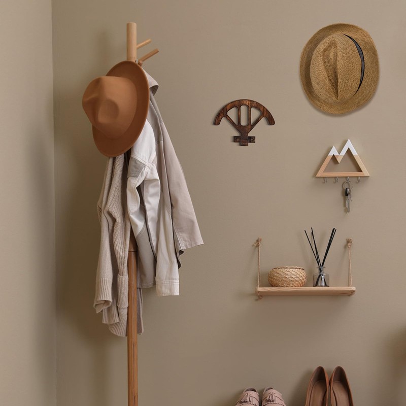 Cowboy hat stand, wall mounted adjustable stand that can maintain