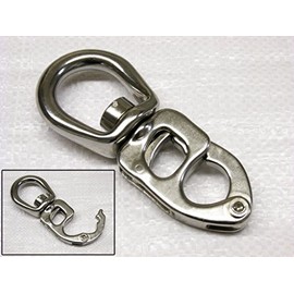 Trigger Swivel Snap Shackle 115MM (Stainless Steel Marine Rigging Release)