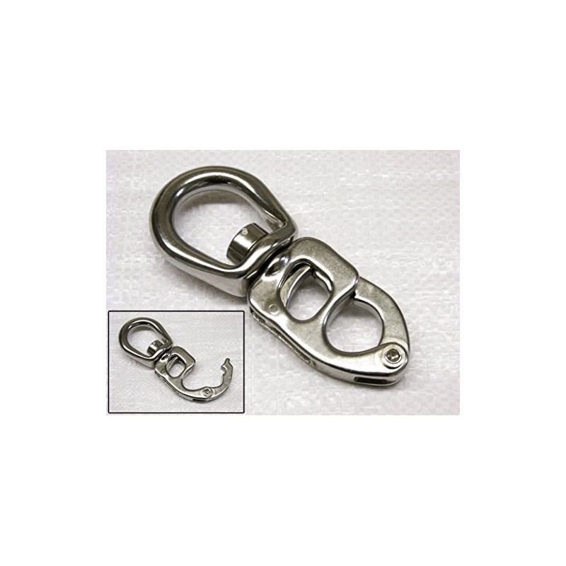 Trigger Swivel Snap Shackle 115MM (Stainless Steel Marine Rigging Release)