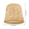 Angoily Bamboo Lampshade Ceiling Light Shade Decorative Lamp Shade Bamboo