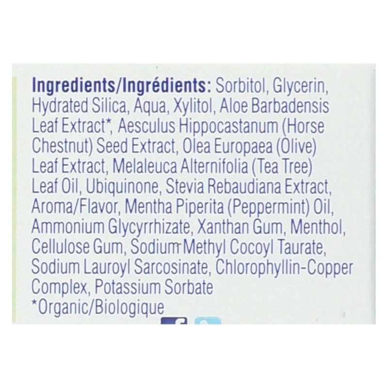 Kiss My Face Triple Action Herbal Mint Gel Toothpaste, SLS