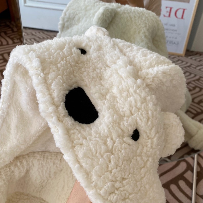Winter Throw Blanket Cloak With Hood Thick Soft Plush Warm