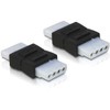 DeLOCK Adaptor Power 4pin 13.3 cm 5.25 ” female/female