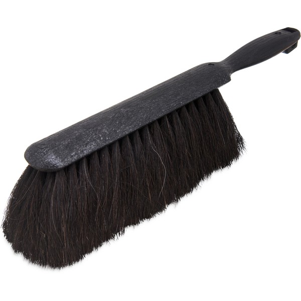 SPARTA Flo-Pac Counter Brush with Bristles Scrub Brush, Cleaning Brush with Long Lasting for Cleaning, 9 Inches, Black