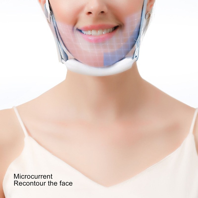 Electric V Face Massager Hot Compress Vibration USB Rechargeable Facial