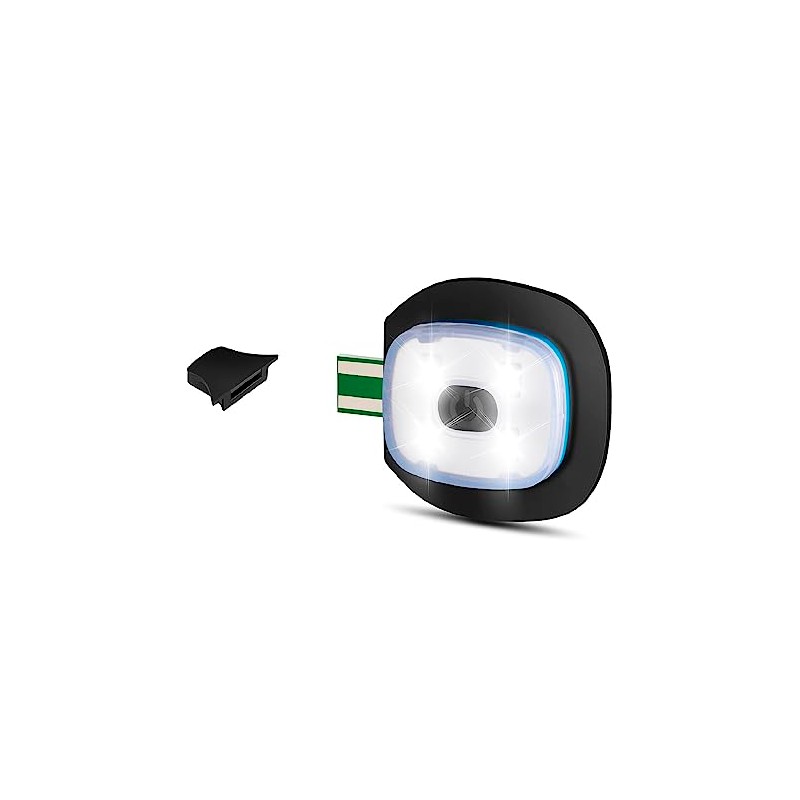 Etsfmoa LED Light USB Rechargeable Headlight for LED Knit Beanie,Easy