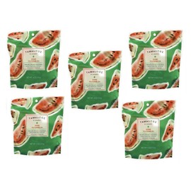 Candy - 5 pack Naturally flavored Divine Watermelon - hard candy filled with chili lime and sea salt. Colored with plant based colors, Kosher and Gluten Free