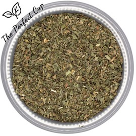 Peppermint Tea Loose Leaf Herbal Tea (150g) Mint Leaves Pure Natural Fresh Dried Herb Full of Flavour Aromatic Soothing Calming Decaffeinated Closed in Dark Resealable Reusable Pouch