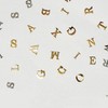 Alphabet Nail Glitter Initial Nails Metal Nail Charm Initial Charm / 알파벳 네일글리터 이니셜네일 메탈네일참 이니셜참
