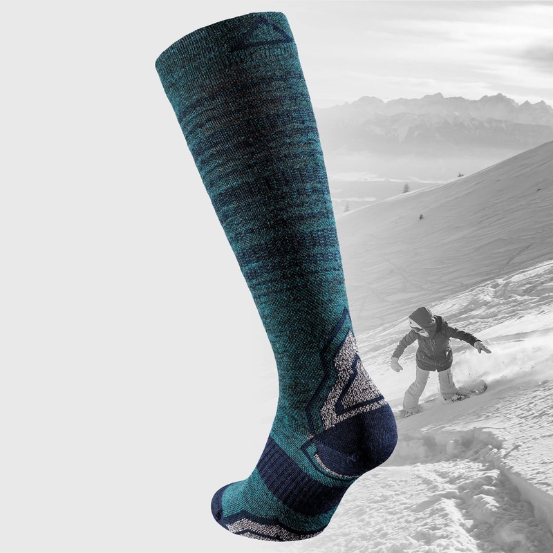 DOGMA Lynx - Snowboard Socks Made of Merino Wool, Ski
