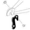 Wheels Manufacturing Dropout-5 Derailleur Hanger, Black