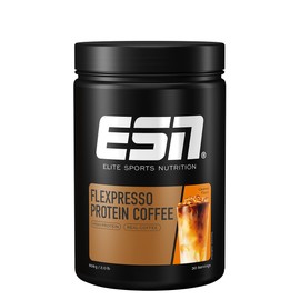 ESN Flexpresso Protein Coffee, Caramel, 908 g, Creamy Protein Coffee with up to 22 g Protein per Serving, Tested Quality, Made in Germany