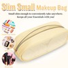 izuzta - Bolso pequeño de nailon con cierre para maquillaje,