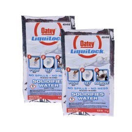 Oatey Liquilock 6 oz. Toilet Water Solidifier Gel (2-Pack)