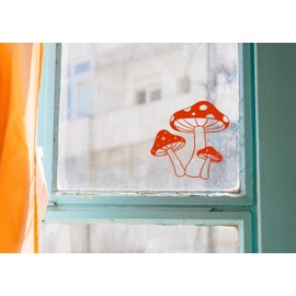 Mushroom V1 Custom Vinyl Decal | Whimsical Garden Cottagecore | Die Cut Sticker