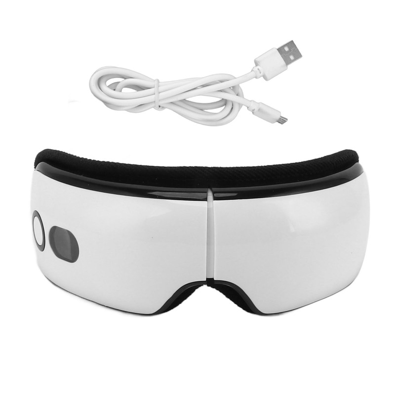 Eye Massager with Heating Bluetooth Music 6 Massage Modes Rechargeable