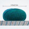 NICEEC 2 Skeins Rainbow Soft Yarn 100% Wool Gradient Multi