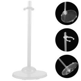 jojofuny 15pcs Holders Doll Support Stands Plastic Doll Holding Stands Display Holder Transparent Stand Support for Dolls Accessories