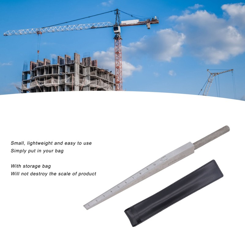 Taper Gauge Welding Wedge Gap Feeler Stainless Steel Hole Measure