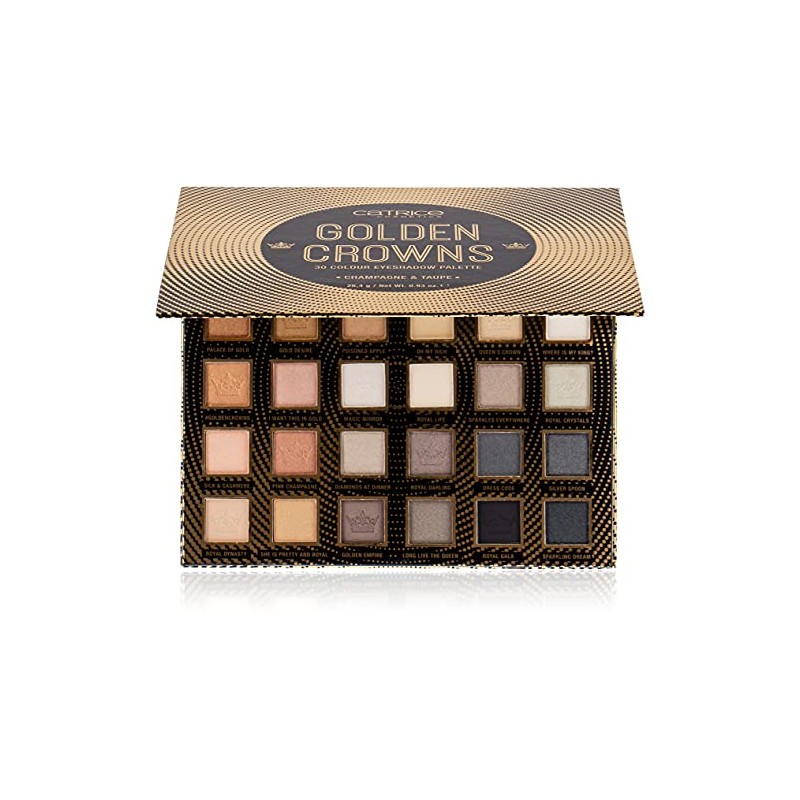 Catrice Royal Party Golden Crowns 30 Colour Eyeshadow Palette Champagne,