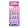 L.A. COLORS Nail Frill Artificial Nail Tip (carded), True Beauty