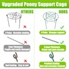 8 Pack Peony Cages and Supports, 11.5" Dx16 H Plant
