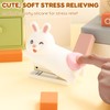 Honagu Cute Stapler, Cartoon Stereoscopic Silicone Stapler, Desktop Stationery Gift