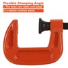 Abuff 1 Inch C-Clamp Set, 12-Pack Iron C Clamp Heavy