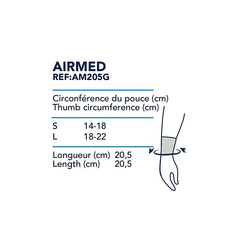 Prim S.A. Airmed Immobilisation Wrist Splint Large
