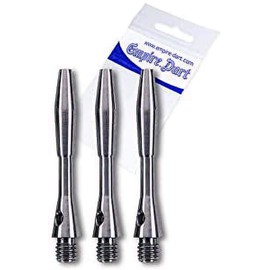 UNICORN XL TI Dart Shafts | 100% Titanium | Short 35.3 mm | Natural | 3 Stems