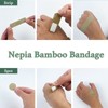 Nepia 100PCS Tin Boxes Bamboo Bandages for Sensitive Skin, Eco