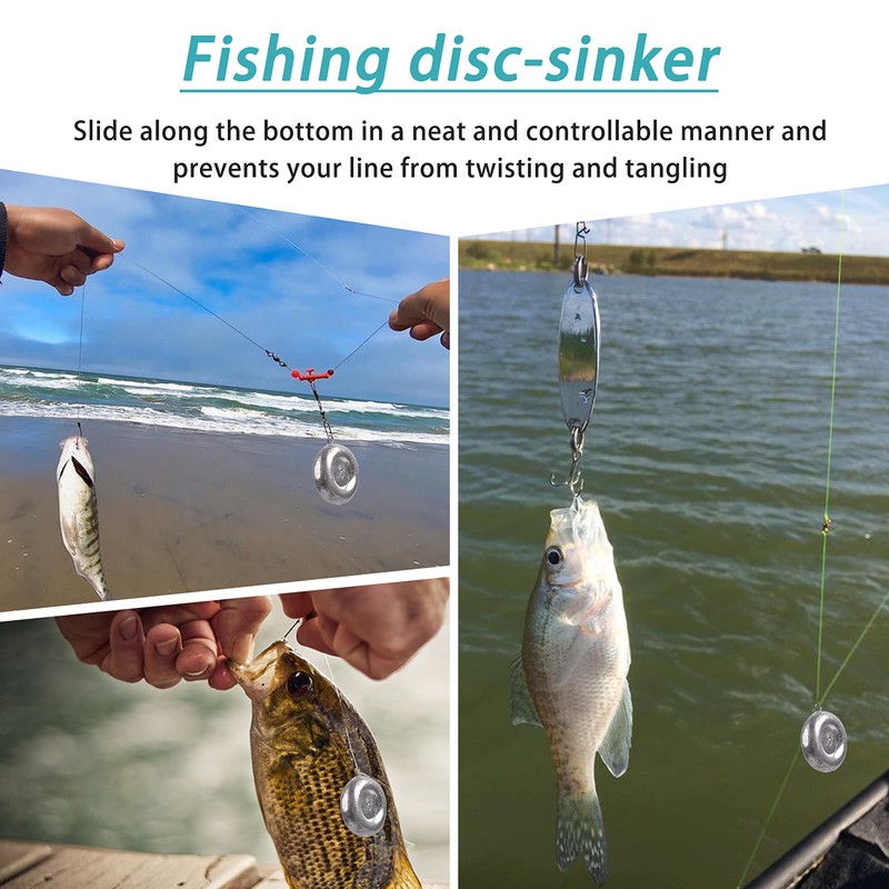 Fishing Weights Sinkers Surf Fishing Weights Coin-Sinkers Catfishing Tackle Saltwater