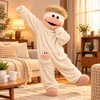 Monster Onesie Pajamas for Cozy Lounging – Thickened Fleece Jumpsuit