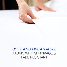 Extra Deep Bedding 100% Extra deep Fitted Sheets 16" 40CM Egyptian Cotton 200TC 15 Colours Single Double King Super King (Single, White)