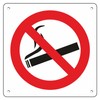 pubblimania Smoking Prohibited | Outdoor Aluminium Sign 3 mm Thick