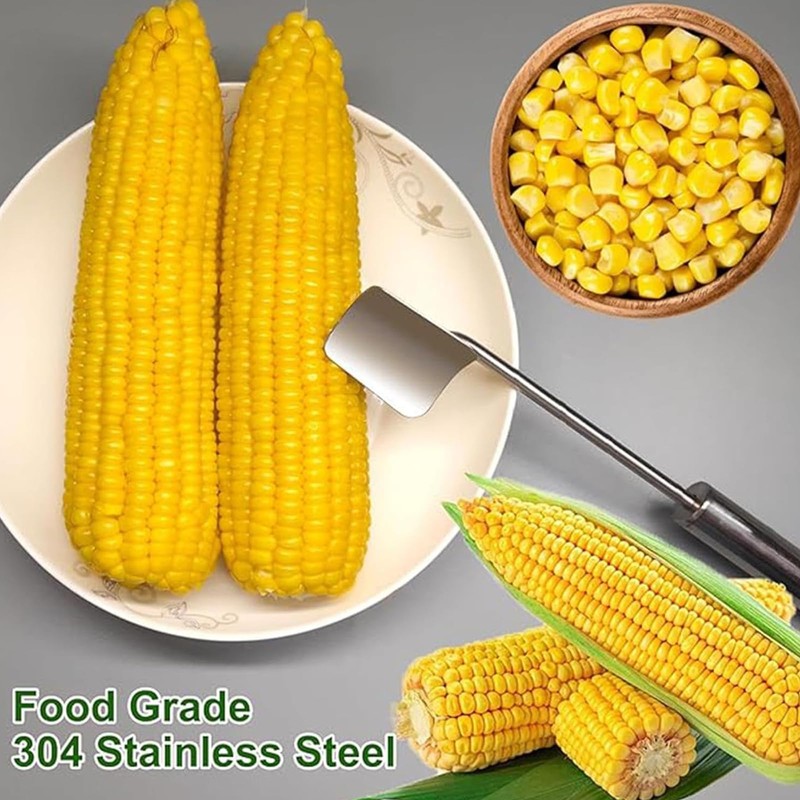 Corn on The Cob Peeler - Stainless Steel Splitter Tool